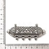 Tibetan Style Alloy Chandelier Component Links PALLOY-D291-04AS-02-3