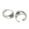 316 Surgical Stainless Steel Hoop Earrings EJEW-D096-13M-AS-2