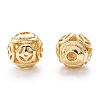 Alloy Hollow Beads PALLOY-P238-10G-RS-3