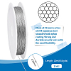 Tiger Tail Wire 304 Stainless Steel Beading Wire TWIR-WH0002-24A-2