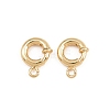 Brass Spring Ring Clasps KK-B157-06G-1