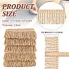 Two Tone Polyester Twisted Rope Tassel Fringe Trimming DIY-WH0304-703B-2