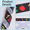 2 Rolls 2 Styles School Season Theme Polyester Colorful Printed Grosgrain Ribbon OCOR-GF0004-23A-5