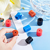 Olycraft 16Pcs 4 Colors Silicone Shock Absorber FIND-OC0002-12-2