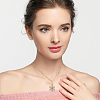 2Pcs 925 Sterling Silver Box Chain Necklaces NJEW-BBC0001-13RG-5