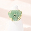 Natural Green Aventurine Cuff Rings GG-CBA5FCC-04G-07-1