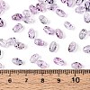 Baking Paint Transparent Glass Beads DGLA-T004-06B-4