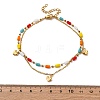 304 Stainless Steel Cable Chain Multi-strand Bracelets LS-BJEW-Z088-02G-5