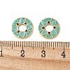 Brass Enamel Beads KK-P290-31G-02-3