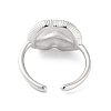 Non-Tarnish 304 Stainless Steel Open Cuff Rings RJEW-H217-01P-3