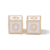 Rack Plating Brass Enamel Beads KK-B060-04G-04O-2