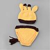 Crochet Baby Beanie Costume AJEW-R030-69-1