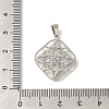 304 Stainless Steel Pendants STAS-S144-05P-B-3