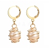 Natural Freshwater Pearl Leverback Earrings for Women EJEW-JE04620-1