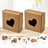10Pcs Kraft Paper Packaging Boxes CON-YW0001-75-6