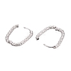 Non-Tarnish 304 Stainless Steel Hoop Earring STAS-A091-17B-P-2