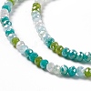Electroplate Glass Beads Strands EGLA-S192-001A-B10-3