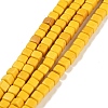 Synthetic Turquoise Beads Strands X-TURQ-G108-4x4mm-06-1