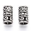 Tibetan Style Alloy European Beads TIBEB-TAC0002-08AS-2