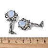 Angel Brass Opalite Pendants KK-D361-02AS-20-3