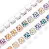 Iron & ABS Plastic Imitation Pearl Tennis Chains CH-Q006-01A-05-1