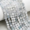 Natural Aquamarine Beads Strands G-F826-B01-6mm-1