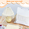 Polyester Tassel Lace Edge Trim Ribbon OCOR-WH0101-118C-4