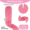 BENECREAT 14M 7 Style Pink Series Elastic Crochet Headband Ribbon OCOR-BC0005-35-2