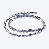 Non-magnetic Synthetic Hematite Beads Strands G-P338-12A-6x8mm-2