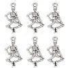 SUNNYCLUE 100Pcs Tibetan Style Alloy Pendants TIBE-SC0004-56AS-RS-1