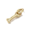 Brass Charms KK-H493-01G-06-2