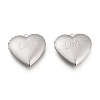 Non-Tarnish Valentine's Day 304 Stainless Steel Locket Pendants STAS-K192-17P-1