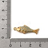 304 Stainless Steel Enamel Fish Connector Charms STAS-B128-54G-06-3