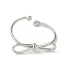 Brass Cuff Rings for Women RJEW-D026-04P-2