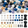 DIY Beaded Keychain Bracelet Making Kit DIY-TA0004-23-57