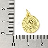 Brass Micro Pave Cubic Zirconia Pendants KK-M283-14C-01-3