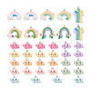 Kissitty 48Pcs 12 Style Resin Pendants RESI-KS0001-10-2