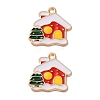 Alloy Enamel Pendants ENAM-I061-01KCG-10-1