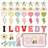 30Pcs 30 Styles Towel Cloth Computerized Embroidery Cloth Iron On/Sew On Patches DIY-PH0023-23-1