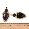 Natural Amethyst Pendants G-C096-04G-06-3