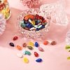 100Pcs 10 Colors Opaque Acrylic Charms MACR-TA0001-86-5