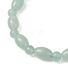 2Pcs 2 Styles  Natural Green Aventurine Beaded Stretch Bracelets for Couple BJEW-JB13416-02-4