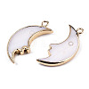 Natural Freshwater Shell Pendants X-SHEL-N026-136-2