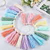 Cotton Tassel Hanging Wall Art Decorations HJEW-WH20003-20A-3