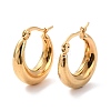 Vacuum Plating 304 Stainless Steel Chunky Hoop Earrings for Women EJEW-F280-06A-G-2