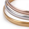Fashion 201 Stainless Steel Bangle Sets BJEW-L664-024B-M-1-2