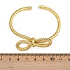 Twisted Brass Cuff Bangles BJEW-C112-07G-5