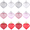 36Pcs 6 Colors PS Plastic Pendant Decorations FIND-SP0005-44-7