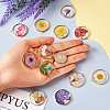 12Pcs 12 Styles Transparent Clear Epoxy Resin Pendants RESI-TA0001-85-11