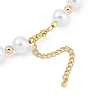 Rack Plating Brass & ABS Imitation Pearl Beaded Necklaces NJEW-P317-13B-G-3